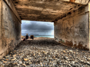 Sitting on the beach... by Dave Benz 